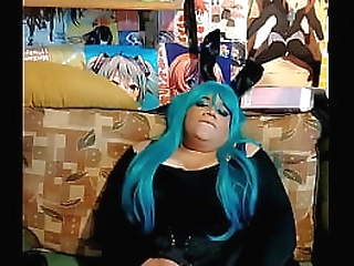 fucking the perfect ass of sexy big boobs shemale with cum tits