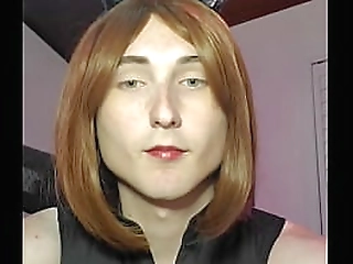 monster dick chubby tranny masturbating