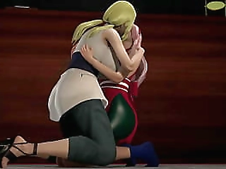 sakura domination by shemale tsunade