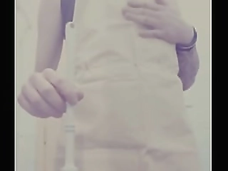 bigtitted ebony shemale rubs her shecock and gives blowjob