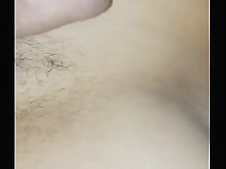 teen latina shemale plays on the stage and masturbates cock