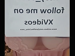 hot, ebony shemale with a colossal shecock teases and pleasures herself