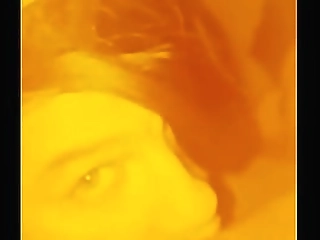 hairy dick ladyboy with natural boobs sucks her lover until facial