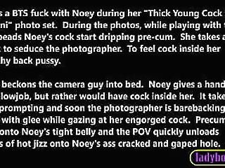 asian shemale teen noey with a big dick behind the scenes ass fucking