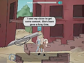 fuckerman - construction site animated 2d cartoon porn gameplay