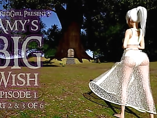 amy'_s big wish - doe dick - futanari hentai student cartoon - public