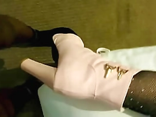 cute asian ladyboy with small tits is a hard worker jerking