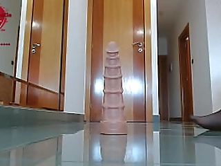 floozyjezebelle whore riding seahorse dildo in the floor webcam show