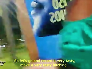 skinny tranny allicia nogueira wanking off in her hotel room