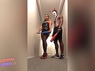 trans erotica hot blonde shemale nicolly spyller sucks on big black cock