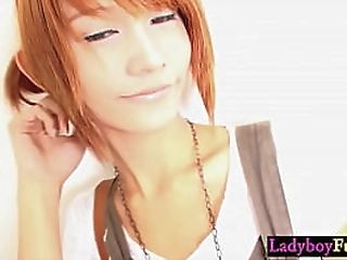 tight asian ladyboy hardcore ass fucking after she gave amateur blowjob