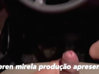 busty t-girl swings big ladystick and strokes until cumshot