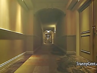 tranny call girl enjoyed banging