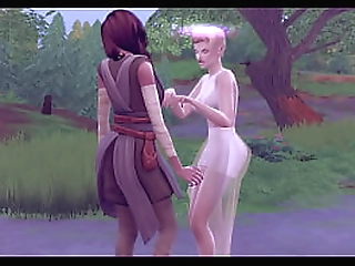 futanari ranger bewitched into fucking a fairy - 3d hentai