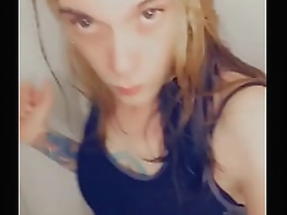 miniskirt tranny loves showing her cock