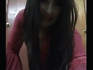 cute shemale rc gets her hairy cock nice and hard