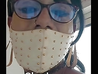 indian crossdresser slut lara d'_souza in golden latex dress