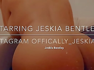 busty brunette ladyboy in pink dress gets fucked from behind