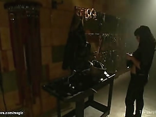 shemale binds and fucks new employee