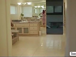 latina ts stepmom fucks her pervert stepteen