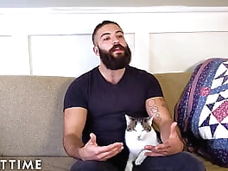 transfixed - ftm hunk trip richards bottoms for his burly big dick partner