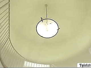 shemale blonde barebacked by fellow frat mate