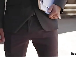 skinny ts and her girlfriend fucked by agent