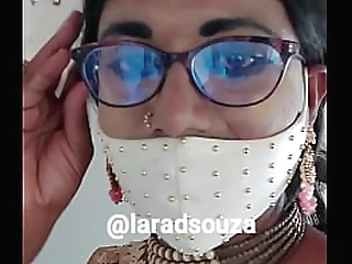 indian sexy crossdresser slut in lycra saree