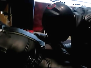 058 rubber sissy sucking cock