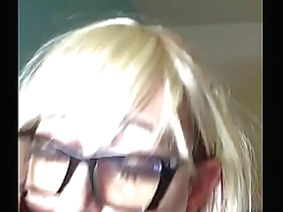 sissy cock slut slurpes on dick