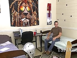 everyone fucks a tranny in college