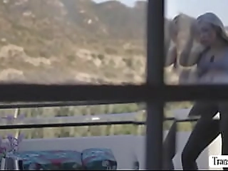 black stepbro fucks the ass of ts stepsis