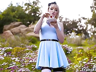 young pornstar ts sarina has some hot solo fun