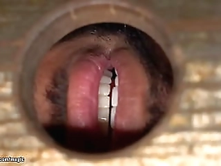 big cock ts anal fucks bound black man