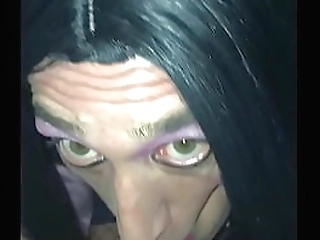 naughty shemale lures handsome hunk for a quick fuck