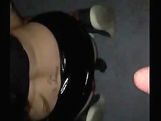 solo ladyboy ts masturbates hard then cums