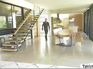 gorgeous tbabe butt fucked by her husband