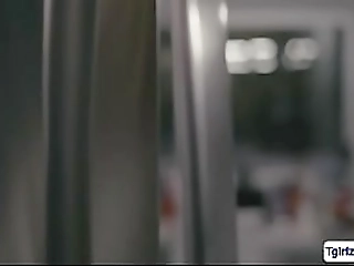 blonde tbabe blows husbands cock