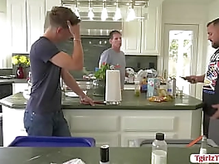 handsome dude analed hitch hiker shemale