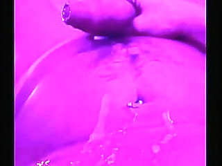 natural tits shemale thays schiavenatto stroking her dick until cum