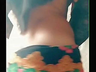 smalltitted ladyboy goddess wanks cock solo