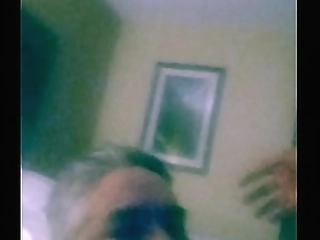 solo shemale in sexy santa outfit jerks off her trans dick