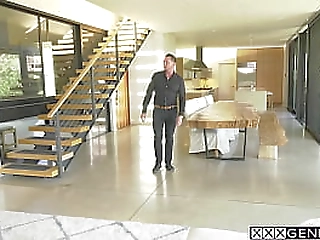 naughty shemale aubrey kate gets fucked in asshole after she sucked dick