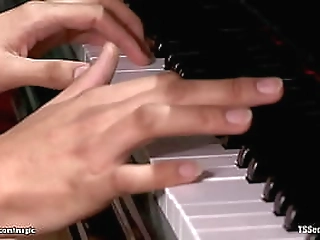 shemale anal fucks piano teacher