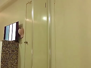 mirror sexy dance strip naked by sexy shemale