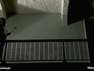 shemale fucks worker in the office