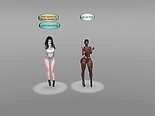 sexy silver dress tranny lin stroking and fingering her gape