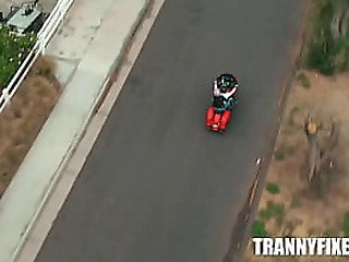 gia paige took the long fuck ride with hot trans babe aubrey kate