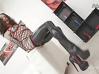 shemale cutie petch plays with big dick