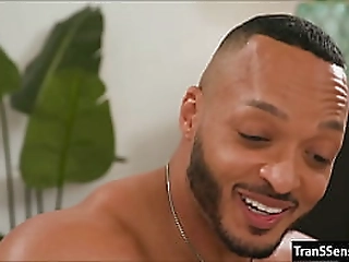 big tits trans fucked by guy